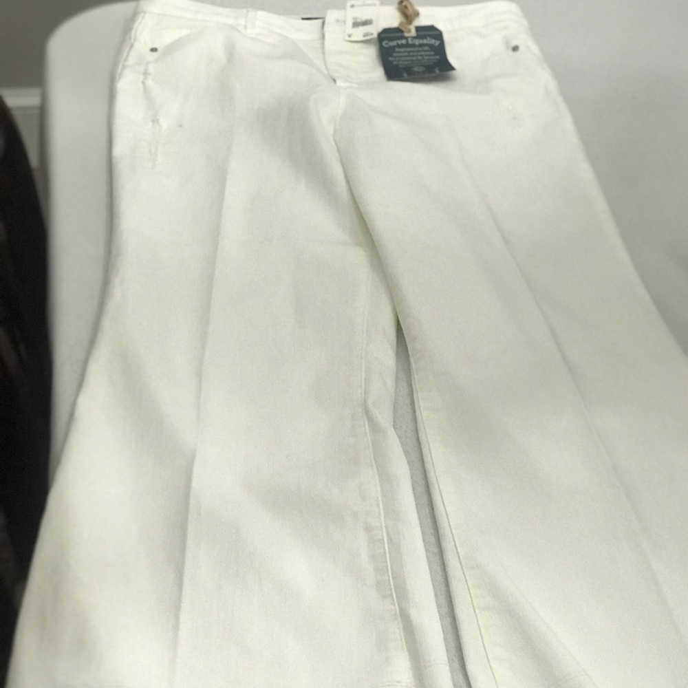 Brand new Democracy “Ab”solution jeans with distress.  Bell bottom jeans.